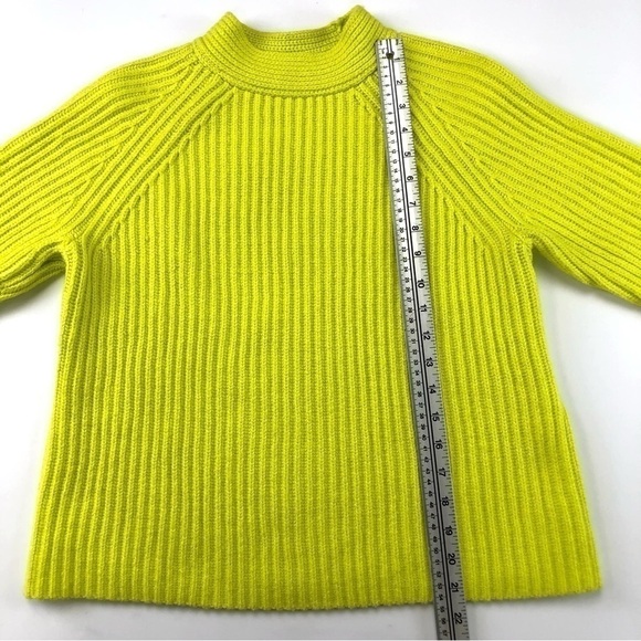 Banana Republic yellow rib knit pullover sweater Small - Picture 8 of 8